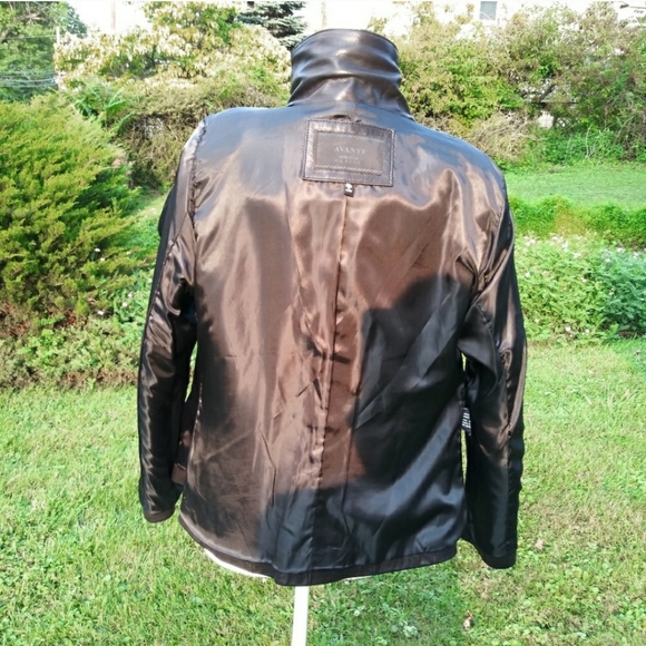 Avanti New York Women's Leather Jacket Black  PL - Picture 6 of 8